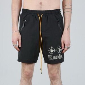 Rhude Target Logo Shorts Size Medium
